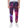 Red Purple Nebula Galaxy Space Print Joggers