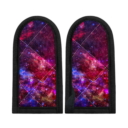 Red Purple Nebula Galaxy Space Print Skillet Handle Cover