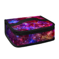 Red Purple Nebula Galaxy Space Print Small Lunch Bag