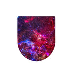 Red Purple Nebula Galaxy Space Print Toilet Lid Cover