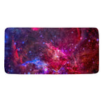 Red Purple Nebula Galaxy Space Print Towel