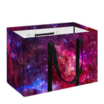 Red Purple Nebula Galaxy Space Print Utility Tote Bag