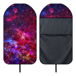 Red Purple Nebula Galaxy Space Print Waterproof Car Seat Cover