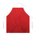 Red Python Snakeskin Print Adjustable Apron