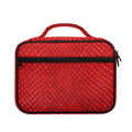 Red Python Snakeskin Print Briefcase Bible Bag