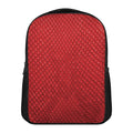 Red Python Snakeskin Print Casual Backpack