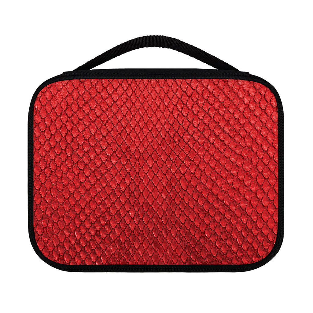 Red Python Snakeskin Print Classic Bible Case