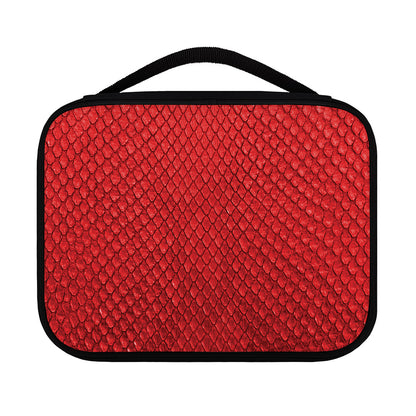 Red Python Snakeskin Print Classic Bible Case