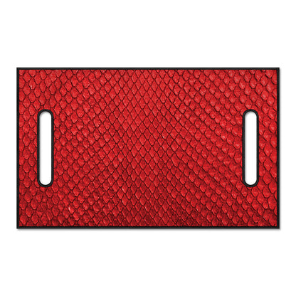 Red Python Snakeskin Print Golf Cart Seat Cover
