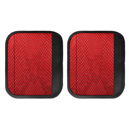 Red Python Snakeskin Print Handle Covers