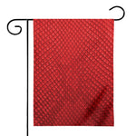 Red Python Snakeskin Print House Flag