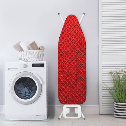 Red Python Snakeskin Print Ironing Board Cover
