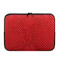Red Python Snakeskin Print Laptop Sleeve