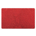 Red Python Snakeskin Print Polyester Doormat