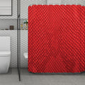 Red Python Snakeskin Print Polyester Shower Curtain