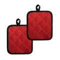 Red Python Snakeskin Print Pot Holders