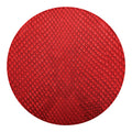 Red Python Snakeskin Print Round Blanket
