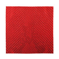 Red Python Snakeskin Print Silk Bandana