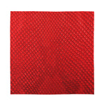 Red Python Snakeskin Print Silk Bandana