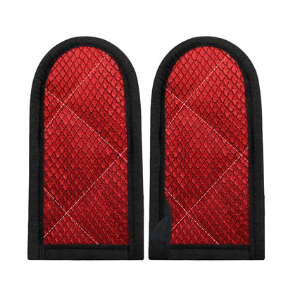 Red Python Snakeskin Print Skillet Handle Cover