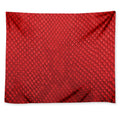 Red Python Snakeskin Print Tapestry