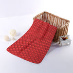 Red Python Snakeskin Print Towel
