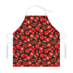 Red Ripe Tomatoes Pattern Print Adjustable Apron