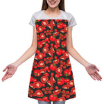 Red Ripe Tomatoes Pattern Print Adjustable Apron