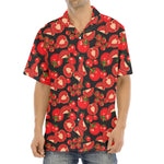 Red Ripe Tomatoes Pattern Print Aloha Shirt