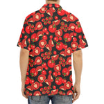 Red Ripe Tomatoes Pattern Print Aloha Shirt