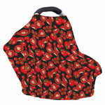Red Ripe Tomatoes Pattern Print Baby Seat Cover