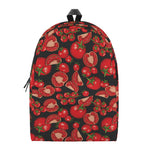Red Ripe Tomatoes Pattern Print Backpack