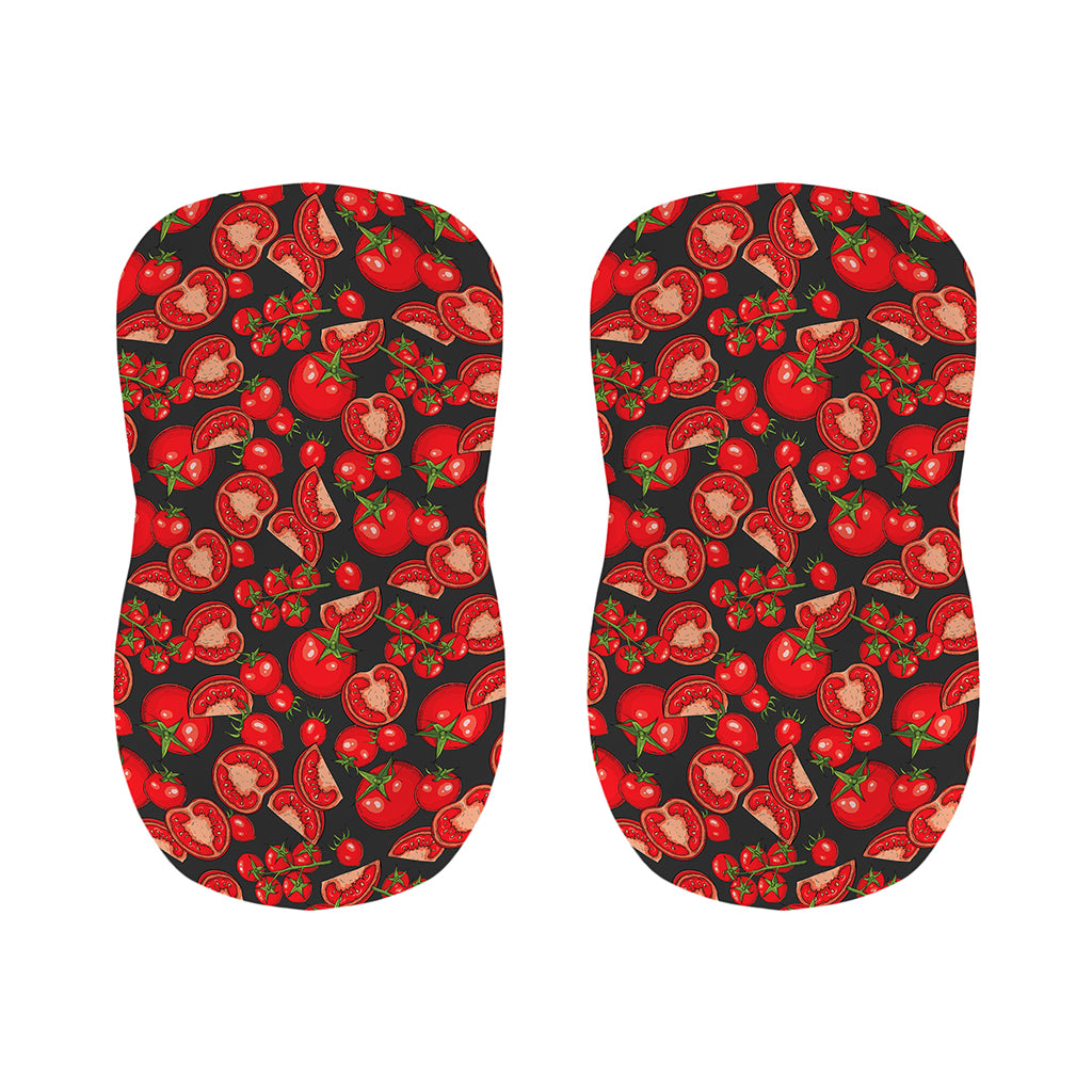 Red Ripe Tomatoes Pattern Print Bar Stool Covers