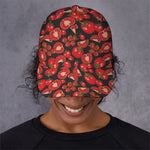 Red Ripe Tomatoes Pattern Print Baseball Cap