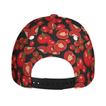 Red Ripe Tomatoes Pattern Print Baseball Cap