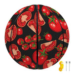 Red Ripe Tomatoes Pattern Print Basketball