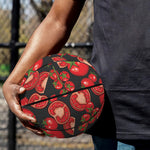 Red Ripe Tomatoes Pattern Print Basketball