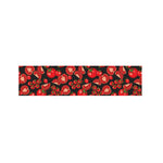 Red Ripe Tomatoes Pattern Print Bed Runner