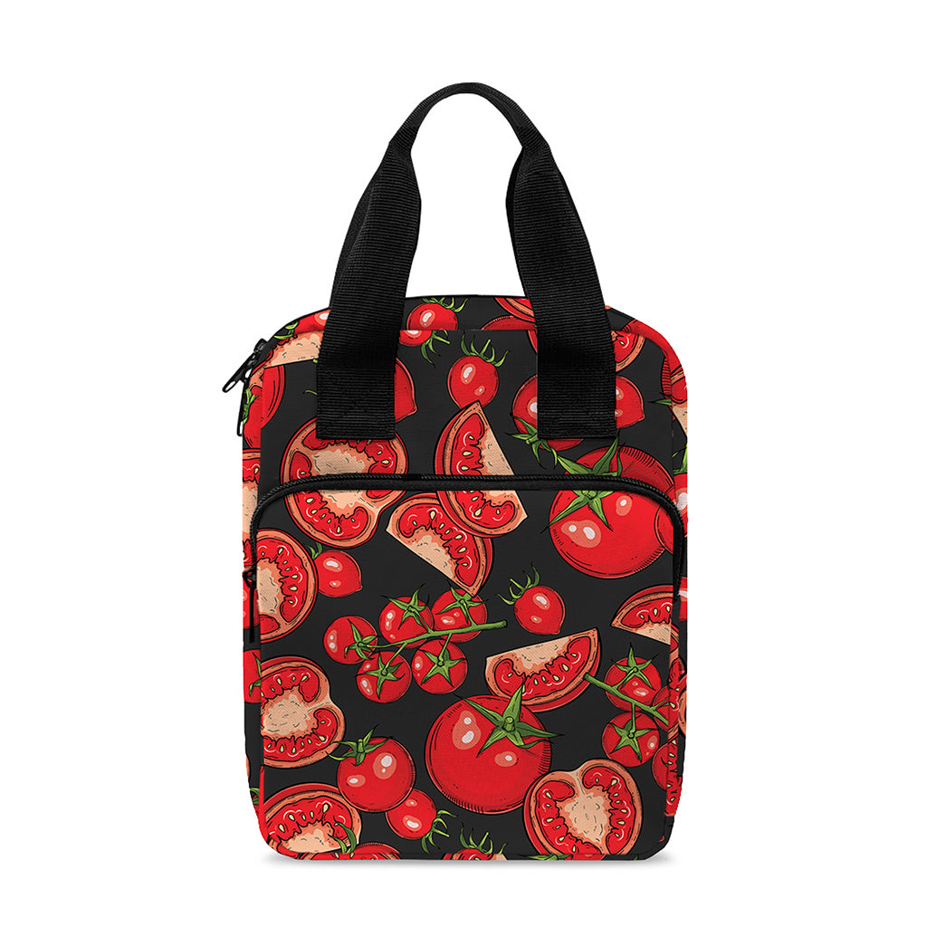 Red Ripe Tomatoes Pattern Print Bible Tote Bag