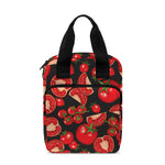 Red Ripe Tomatoes Pattern Print Bible Tote Bag