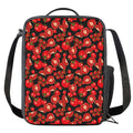 Red Ripe Tomatoes Pattern Print Crossbody Lunch Bag