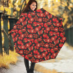 Red Ripe Tomatoes Pattern Print Foldable Umbrella