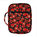 Red Ripe Tomatoes Pattern Print Front Pocket Bible Bag