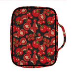 Red Ripe Tomatoes Pattern Print Front Pocket Bible Bag