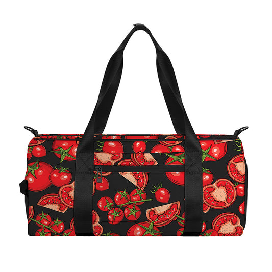 Red Ripe Tomatoes Pattern Print Gym Bag
