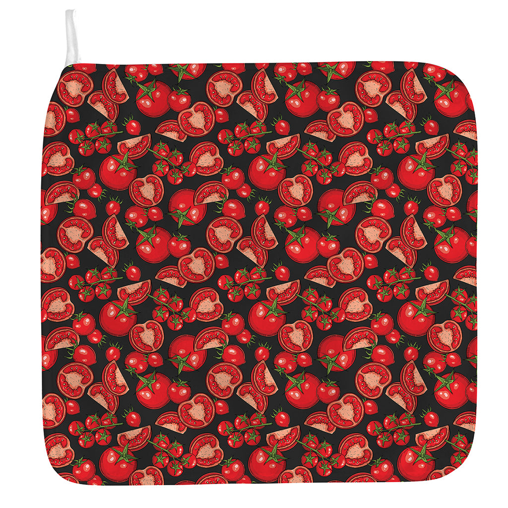 Red Ripe Tomatoes Pattern Print Hand Towel