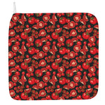 Red Ripe Tomatoes Pattern Print Hand Towel
