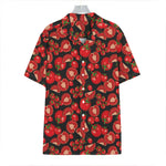 Red Ripe Tomatoes Pattern Print Hawaiian Shirt