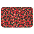 Red Ripe Tomatoes Pattern Print Indoor Door Mat