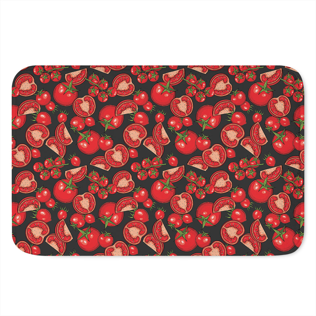 Red Ripe Tomatoes Pattern Print Indoor Door Mat